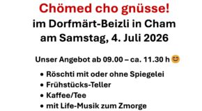 Besuche die Frauenriege am Dorfmärt-Beizli
